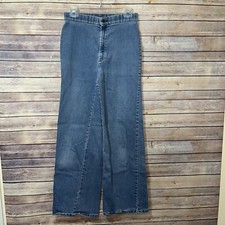 Vintage 70s Levi s Orange Tab Bellbottom Flare Jeans 28 X 30 Women s