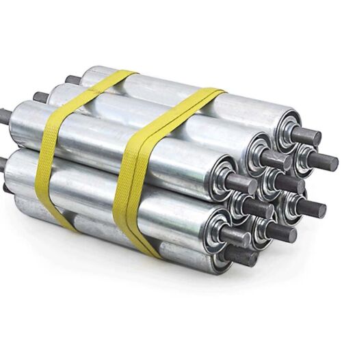 100mm-550mm length galvanized conveyor roller spring axle support roller 25mm/38mm/50mm/60mm - Picture 1 of 7