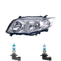 Halogen Scheinwerfer Rechts HB3/HB4 FüR Toyota Corolla Stufenheck Inkl. Lampen