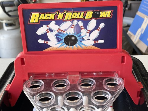 Ideal Rack-N-Roll Bowl Bowling Alley 5' Table Floor Game 2003 - Launcher Is Bad - Picture 8 of 22
