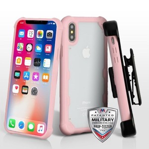 Transparent Clear Rose Gold Freestyle Challenger Black Holster