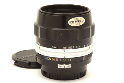 Nikon Micro-Nikkor 55mm f3.5 Non AI Manual Focus Lens #51123