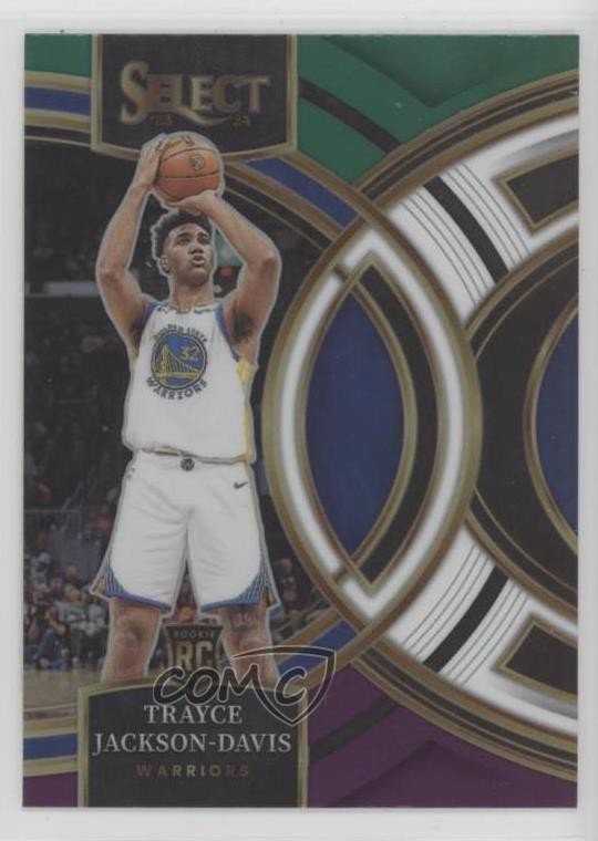 2023-24 Select Premier Level Green White Purple Prizm Trayce Jackson-Davis 1jj7