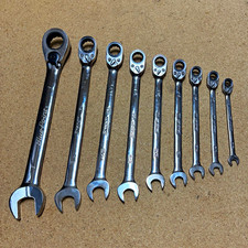 New Snap-on Blue Point Reversible Ratcheting Wrench Set 516 - 1