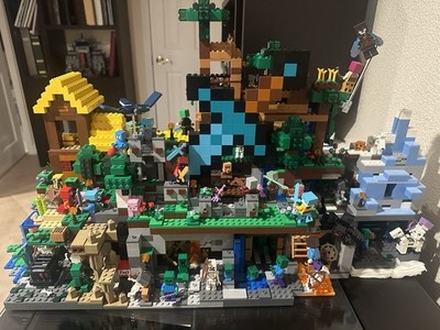 Lego Minecraft MOC 15+ Sets 100+ Minifigures read desc 