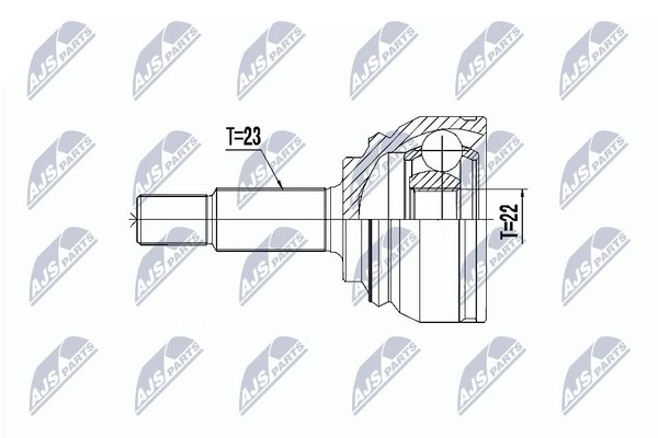 Original NTY Gelenksatz Antriebswelle NPZ-RE-055 FüR Dacia Nissan Renault-image