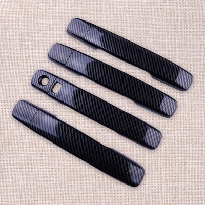 Carbon Fiber ABS Door Handle Cover Trim Fit For Infiniti G25 G35 G37 Sedan