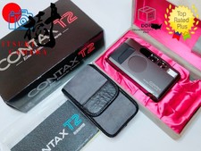 Top Mint Contax T2 Titan Black 35mm Film Came...