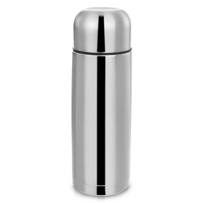 Thermoskanne Isolierkanne Edelstahlkanne 350ml mit Becher silbern