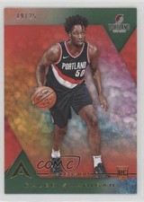 2017-18 Panini Ascension Rookie Base Green 19/25 Caleb Swanigan (Dribbling) z5b