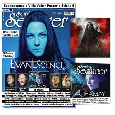 Sonic Seducer 07-08-26 +CD: Evanescence - Sanctuary + Poster +  Ville Valo