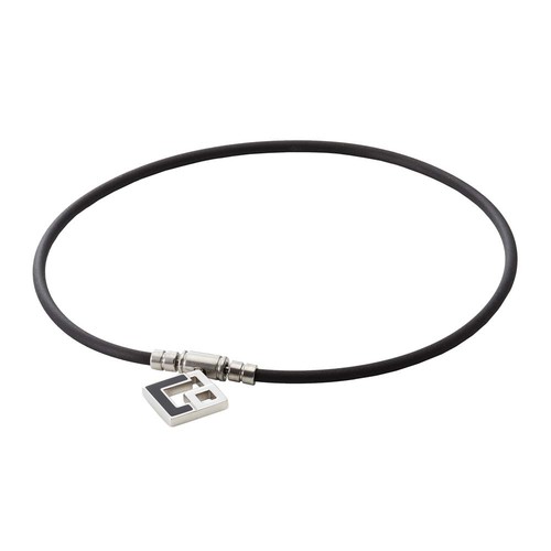 Colantotte ABAPH01L Tao Stainless Steel Necklace AURA Black