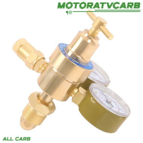 ALL-CARB 1Pack Regolatore Argon Doppio Calibro per Saldatore CGA580 Mig Tig da 0 a 400PSI - Foto 5 di 13