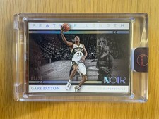 2020-21 Panini Noir Gary Payton Feature Length Metal Frame Silver 09/25 - #266
