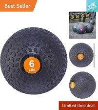 6 lb Slam Medicine Ball - Ideal for Strength Core Workouts, 9 Inch Diameter