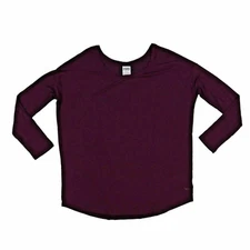 Victoria's Secret Pink T-Shirt Long Sleeve Graphic Tee Vs Logo Casual New Nwt