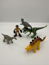 Playskool Heroes Jurassic World T-Rex Trainer Action Figure Hasbro W/4 Dinosaurs
