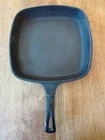 Vintage Unmarked Wagner Ware 9 1/2  Square Skillet  Cast Iron Made in USA Thumb