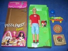 Vintage 1994 Barbie Pizza Party Kevin Doll w/ Pizza Hut Pepsi Accessories