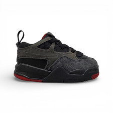 Nike TDLR Jordan 4 RM BRED FQ7937-060 Size 5C - BRAND NEW W/O BOX