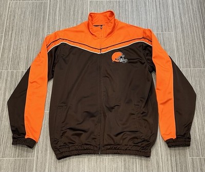 NFL Cleveland Browns Team Apparel Full Zip Track Jacket M