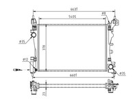 Hart KüHler WasserküHler FüR Fiat Fiorino Kasten/Kombi Qubo CitroëN Nemo 225
