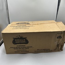 24x Stella Artois Chalice Half Pint 10oz Beer Glass FULL CASE Brand New