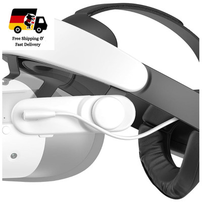KIWI design H4 Boost Head Strap mit Akku Kompatibel mit Meta Quest 3 3S Komfort