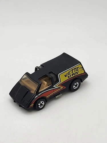 Hot Wheels Chevy Vette Van Vintage BLACKWALL Hong Kong BLACK Diecast