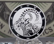 2021 $5 Tokelau Zodiac Signs *CAPRICORN* 1oz .999 Silver Coin #EC2 ECC&C, Inc.