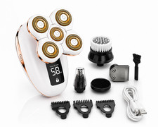 5-in-1 Electric Razors for Women, Wet/Dry 5D Razor  Hair Trimmer