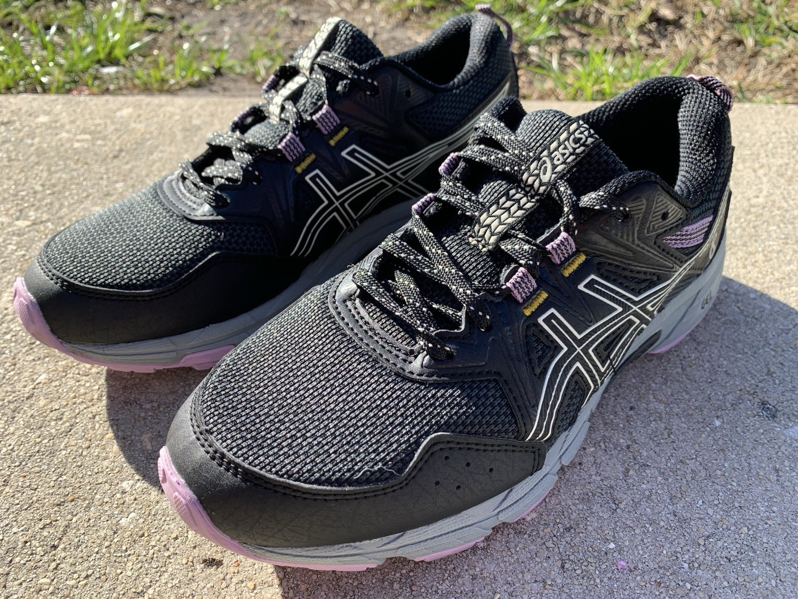 Size 8 Wide - Asics Gel-Venture 8 Black/Ivory  Womens Tennis Shoes Sneakers thumbnail 5