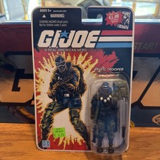 GI JOE 25th ANNIVERSARY COMIC SERIES ARCTIC TROOPER SNAKE EYES ACTION FIGURE MOC