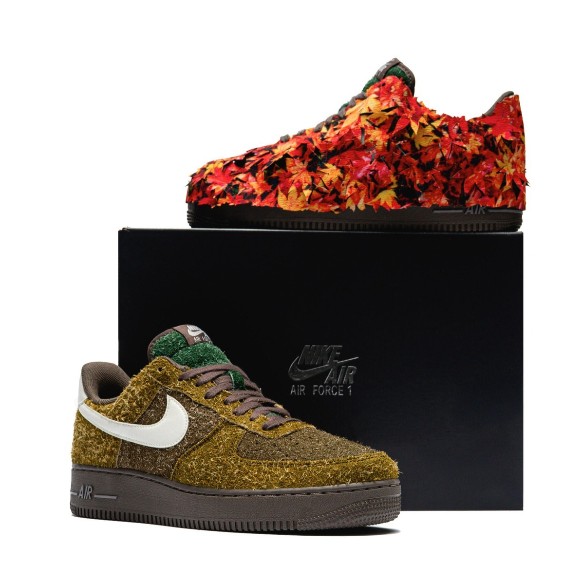 Men Nike Air Force 1 Low LX Leaf Camo Camping Hunting Shoes IM8062-368 Size 9 Nike Mens Air Force 1 Low LX  main image 3
