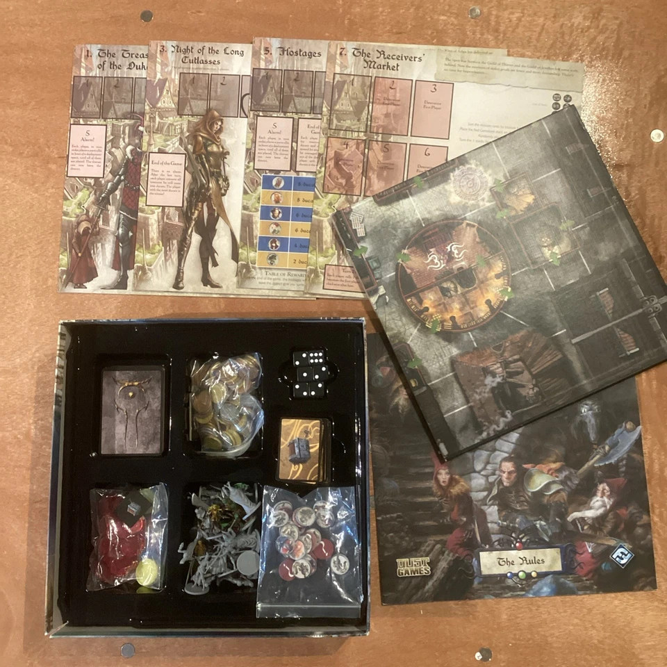 Cadwallon City of Thieves Game + King of Ashes Expansion; Fantasy Flight Games - Image 3 of 4