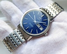 OMEGA SEAMASTER AUTOMATIC CAL1022 DAY&DATE BLUE DIAL MEN'S WATCH 12