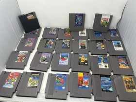 Huge NES 50 game lot, Mega man 2-3, Adult collection, Tested working!