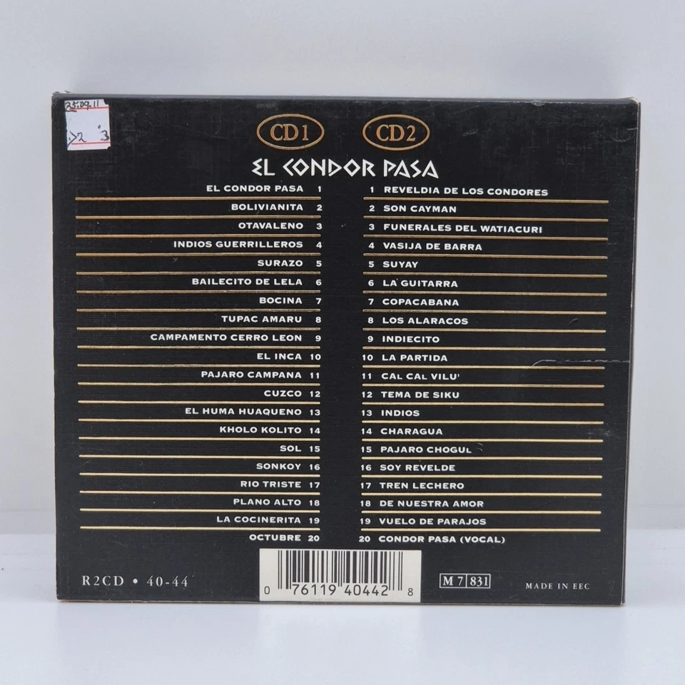 Álbum CD de 2 discos Spirit Of The Incas 'Flute Music Of The Andes' Fatbox con estuche Foto 3 de 4