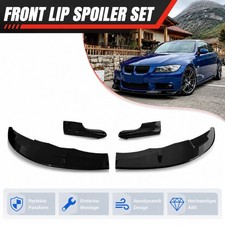 Frontlippe Tuning Hochglanz F�r BMW E90 E91 E92 E93 M3 09-11 Schwarz vierteilig