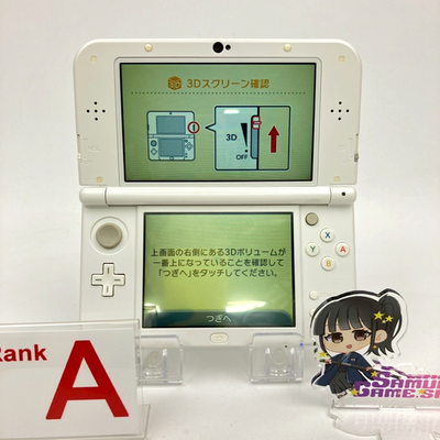 Dual IPS Nintendo new 3DS LL XL Pearl White A Rank Console