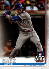 3 CARD LOT - 2019 Topps Update Series - All-Star Javier Báez #US55