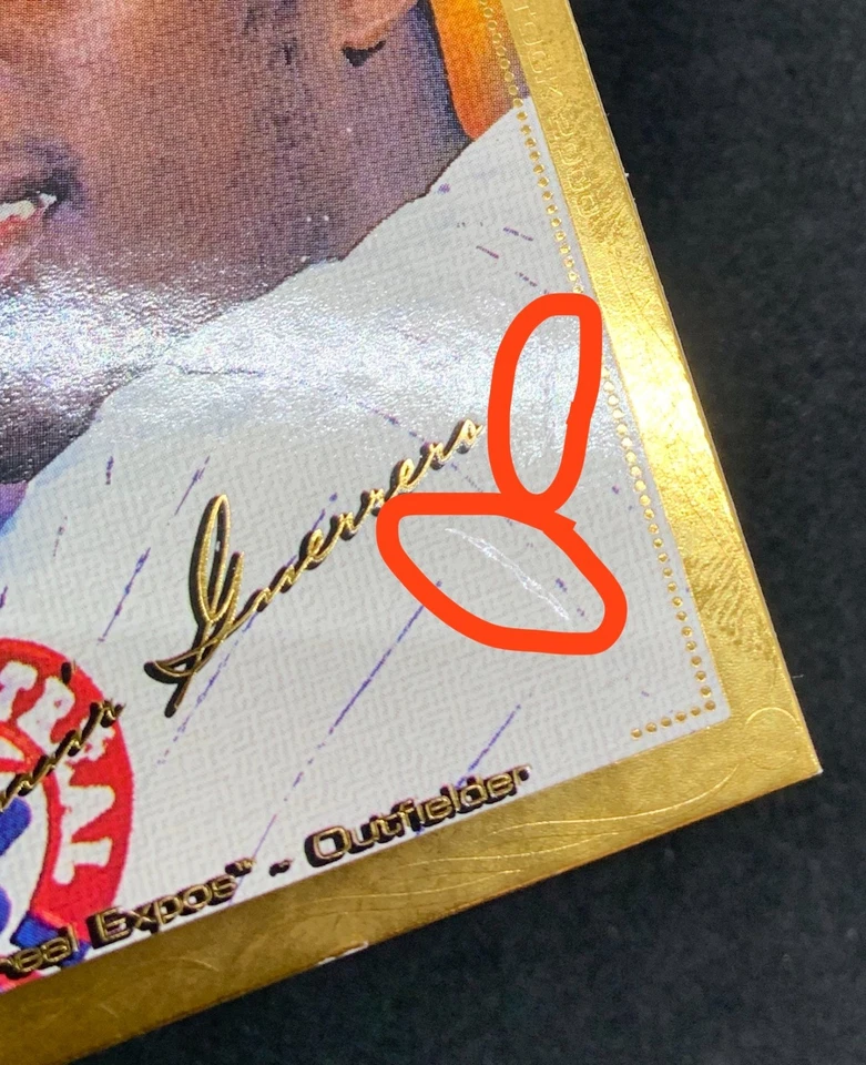 2000 Pacific Private Stock VLADIMIR GUERRERO Sr. Expos Angels Gold SP /99 #87 - Image 3 of 3