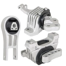 3PCS Complete Engine Motor &Transmission Mount For Jeep Cherokee Chrysler 200