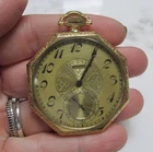 Antique 1925 Elgin Open Face Pocket Watch; 44mm ~ 17Jewels ~ 2-G282