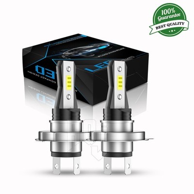 White LED FOR Mitsubishi Eclipse 2000-2005 Headlight H4 6000K Bulbs Hi/Low Beam