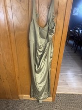 Pistachio Green Azazie Bridesmaid Dress Size 18