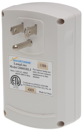 SmartHome X-10 LampLinc 2000SHL3 Powerline Lamp Light Controller Module 400W X10 - Picture 3 of 3