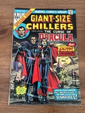 Giant Size Chillers # 1 VF Marvel Dracula Lilith Comic Book 11 J321