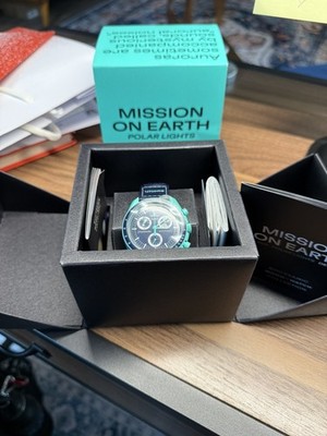Unworn, Authentic Swatch x Omega Mission on Earth Polar Lights S033L103