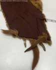 MF Bock Furrier Womens Brown Orange Solid Fall Winter Vintage Shawl — photo 2